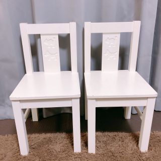 イケア(IKEA)の専用　IKEA 子供用イス　キッズチェア　2個セット　ホワイト(その他)