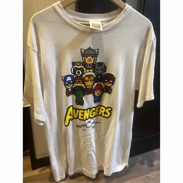 BAPE MARVEL MILO AVENGERS TEE XL エイプ