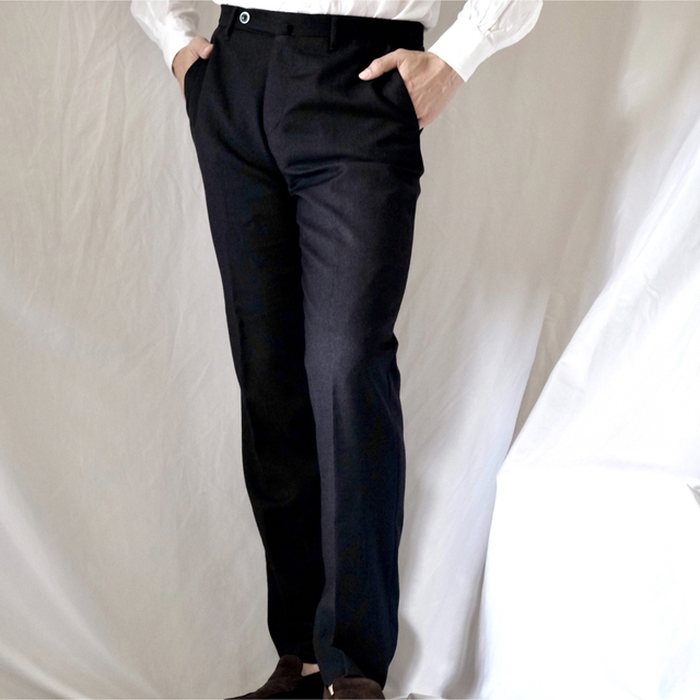 G.T.A ジーティーアー× BEAMS 別注 レギュラーウールスラックス紺50 超