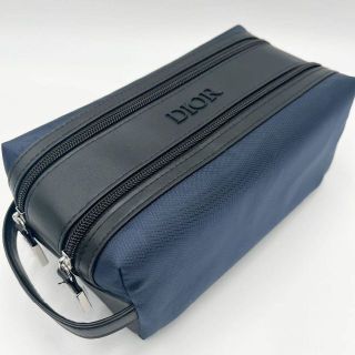 ディオール(Dior)の新品未使用 クリスチャンディオール セカンドバッグ ネイビー ブラック ナイロン(セカンドバッグ/クラッチバッグ)