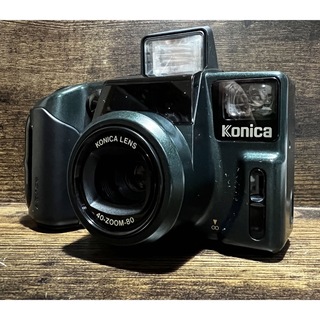 コニカミノルタ(KONICA MINOLTA)のフィルムカメラ　Konica Z-UP80RC limited グリーン　完動品(フィルムカメラ)