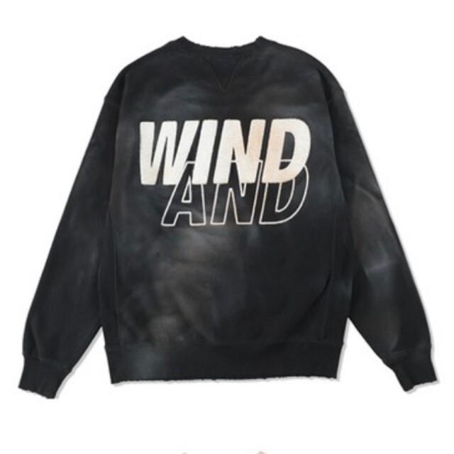 ☆WIND AND SEA SEA DAMAGED CREW NECK☆