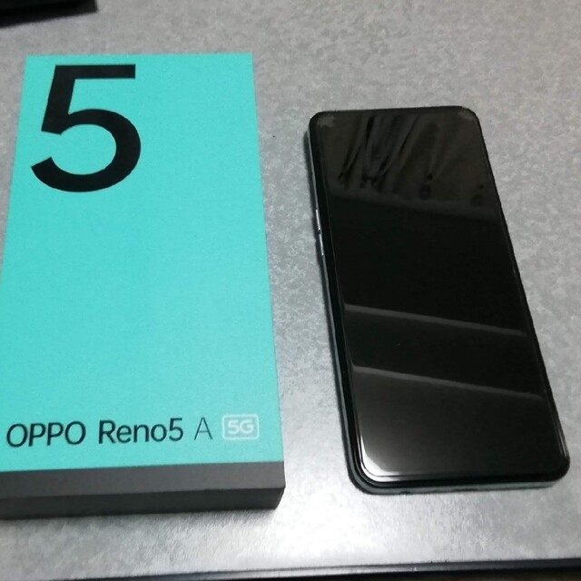 貴重！　oppo Reno5 A アイスブルー