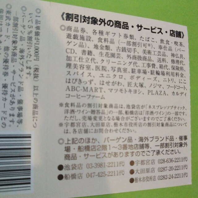 【2枚】東武ワールドスクウェア割引券2枚＋αおまけ チケットの施設利用券(遊園地/テーマパーク)の商品写真