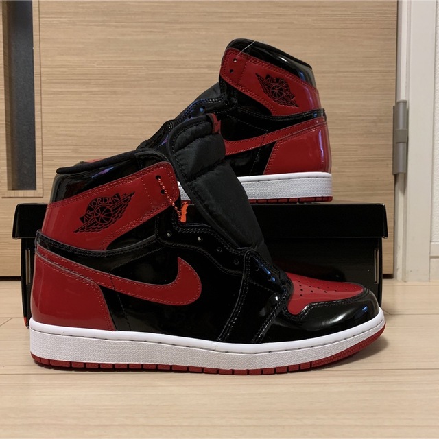 Nike Air Jordan 1 High OG "Patent Bred"スニーカー