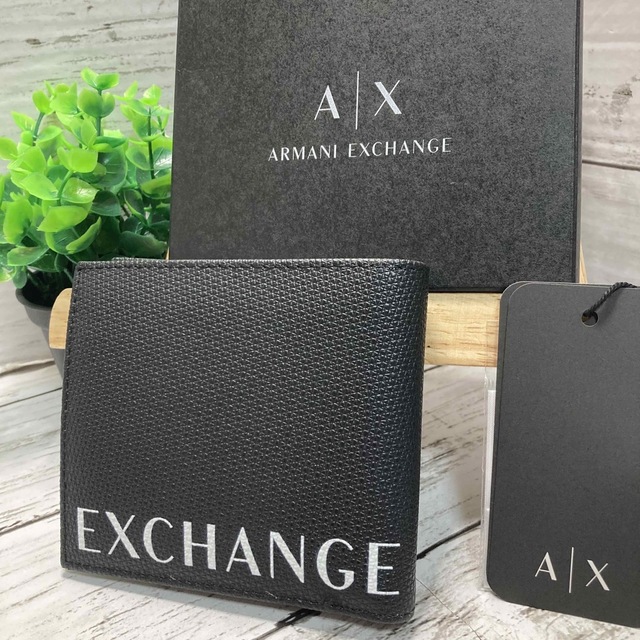 ARMANI EXCHANGE - 新品 未使用 アルマーニエクスチェンジ 2つ折り財布