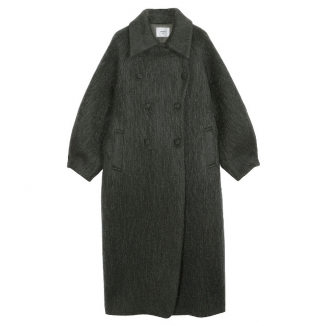 DEFORMATION COLLAR SHAGGY COAT