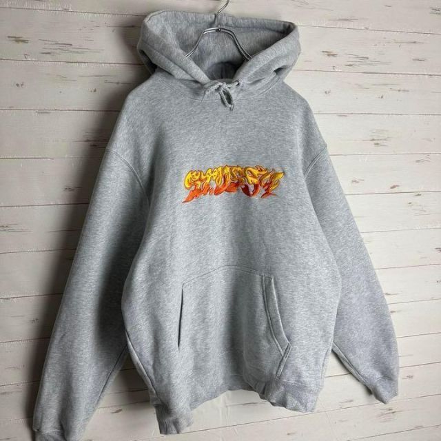 STUSSY - 《即完売モデル》ステューシー☆ファイヤーパターン パーカー