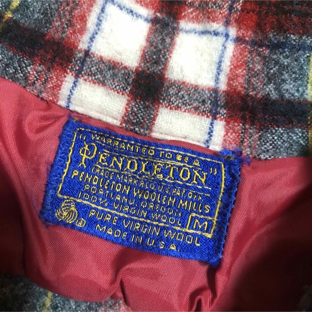 PENDLETON(ペンドルトン)の70〜80s USA製 PENDLETON ウールシャツ オープンカラー レディースのトップス(シャツ/ブラウス(長袖/七分))の商品写真