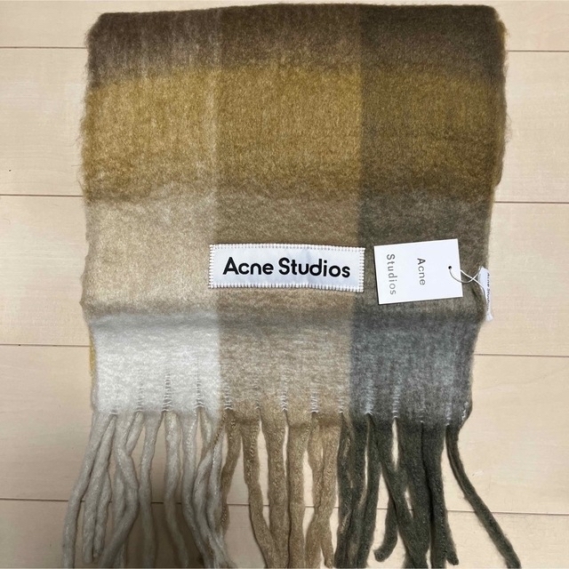 Acne Studios ラージチェック スカーフマフラー