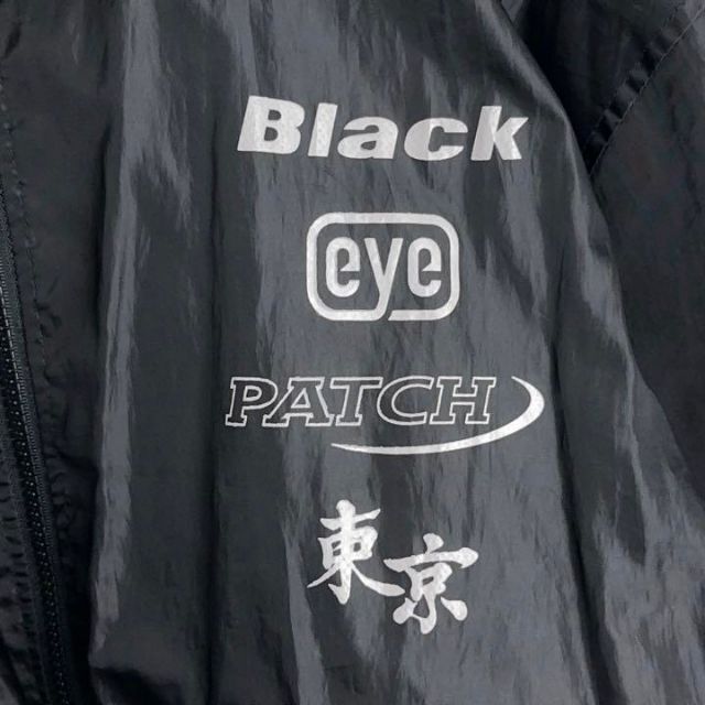 《入手困難》ブラックアイパッチ☆ナイロンジャケット　ビックロゴ　定番カラー　希少