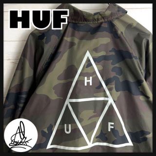 ハフ huf ナイロンジャケット　迷彩　Mサイズ　美品