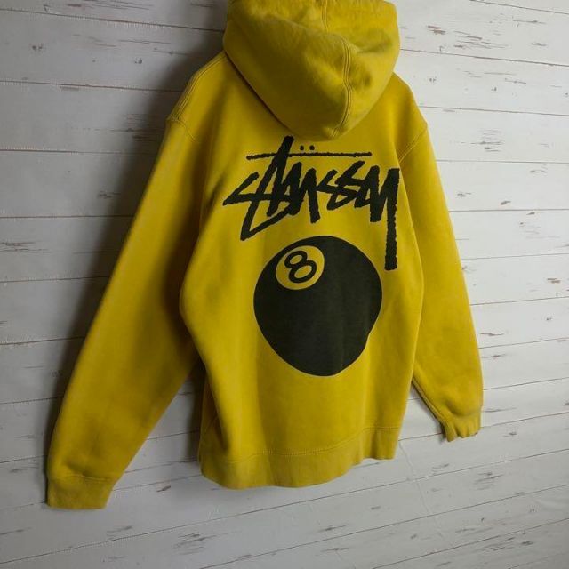 STUSSY - 《入手困難》ステューシー☆8Ball パーカー ビックロゴ 即 ...