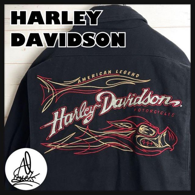 HARLEY-DAVIDSON ハーレーダビッドソン ワークジャケット 刺繍