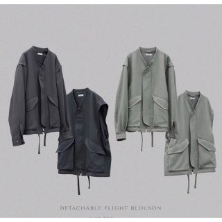 シュタイン(stein)のLIDNM DETACHABLE FLIGHT BLOUSON(ブルゾン)