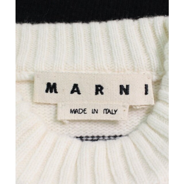 MARNI - MARNI マルニ ニット・セーター 44(S位) 白x黒(ボーダー MARNI - MARNI マルニ ニット・セーター 44(S位) 白x黒(ボーダー