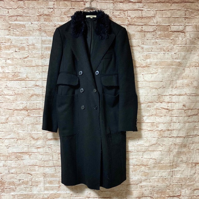 予約 CARVEN カルヴェン 36 ネイビー ハーフコート discoverykz.kz