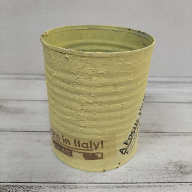 SNOOPY(スヌーピー)のSNOOPY　リメイク缶　2個セット　リメ缶　リメ鉢　多肉植物➁ ハンドメイドのフラワー/ガーデン(プランター)の商品写真