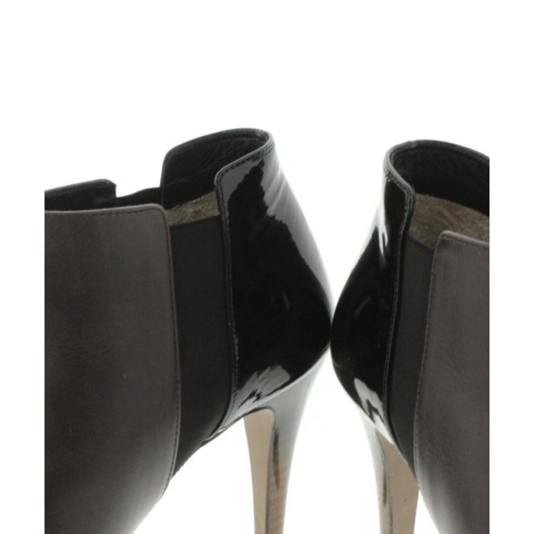LANVIN COLLECTION - LANVIN COLLECTION ブーツ 23cm こげ茶系x黒
