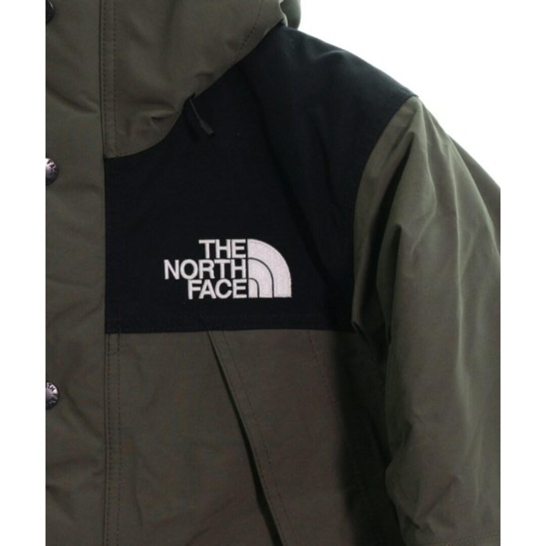 THE NORTH FACE ダウンジャケット/ダウンベスト XL カーキx黒