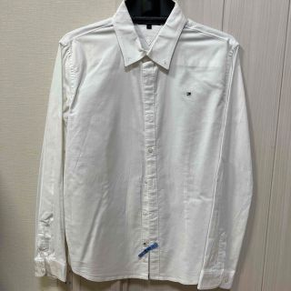 トミーヒルフィガー(TOMMY HILFIGER)の【最終値下げ中】トミーフィルフィガーキッズ164 長袖白シャツ(ブラウス)