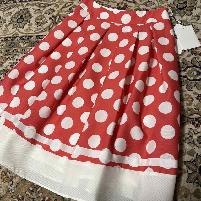 最終お値下げ レア♡タグ付新品エムズグレイシー 水玉スカート 38