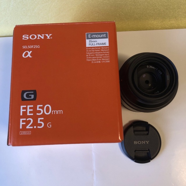 SONY FE50mm F2.5G  値下げ スマホ/家電/カメラのカメラ(レンズ(単焦点))の商品写真