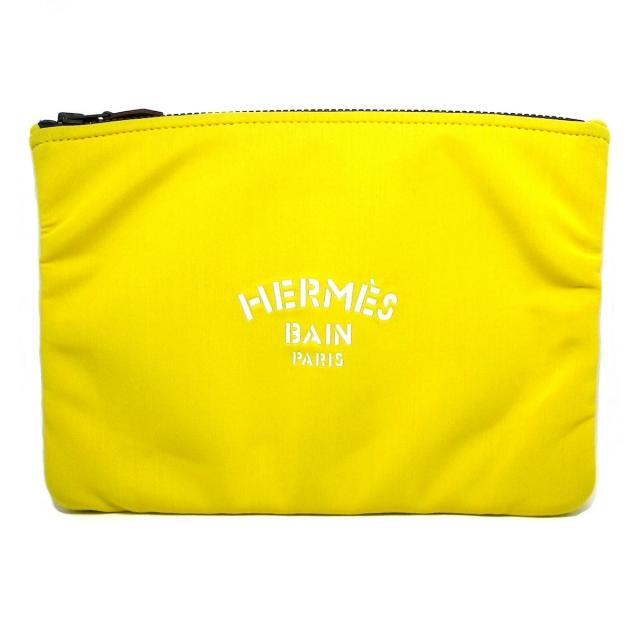 正規品質保証】 - Hermes HERMES(エルメス) イエロー ポーチ美品