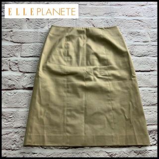 エルプラネット(ELLE PLANETE)のELLE PLANETE　ミニスカート　膝丈　タイト　フレア　デザイン(ひざ丈スカート)