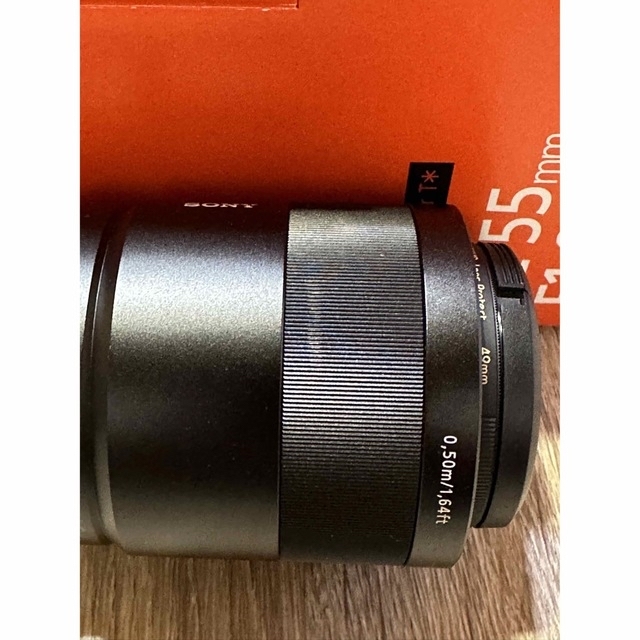 SONY  レンズ T*FE55F1.8ZA  exus保護フィルター付き