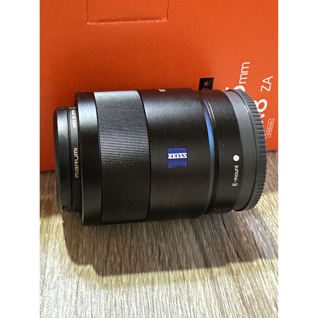 SONY  レンズ T*FE55F1.8ZA  exus保護フィルター付き