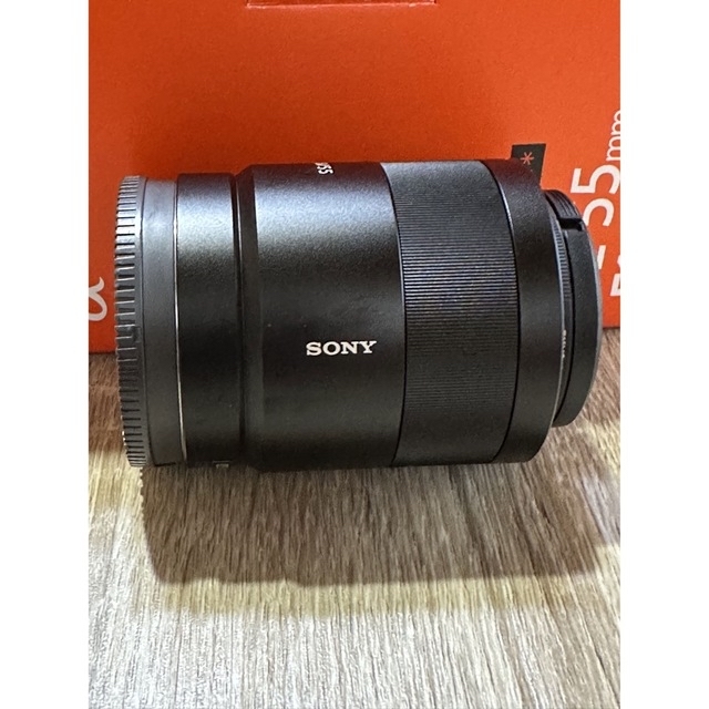 SONY  レンズ T*FE55F1.8ZA  exus保護フィルター付き