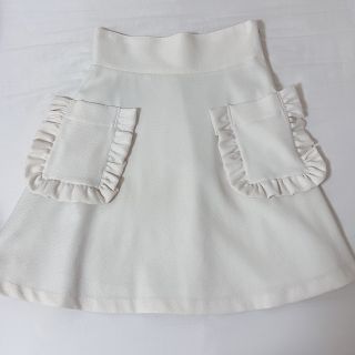 fetico WOOL BARATHEA FRILLED MINI SKIRT スカート スカート