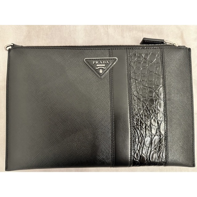 最安値級価格 PRADA レザーポーチ プラダ PRADA 【新品未使用】【希少