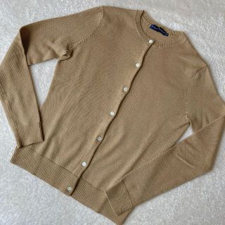 ラルフローレン(Ralph Lauren)の美品 RALPH LAUREN ラルフ ローレン ブラウン カーディガン 綺麗め(カーディガン)