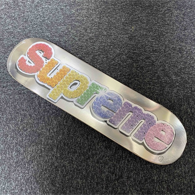 supreme シュプリーム シルバーロゴ スケボーデッキ | neumi.it