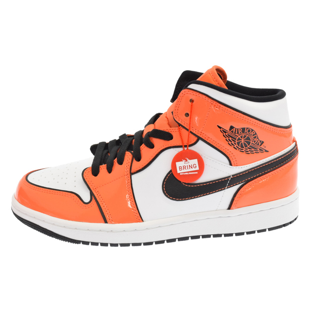 NIKE ナイキ AIR JORDAN 1 MID SE DD6834-802 エアジョーダン1 ミッド ミッドカットスニーカー DD6834-802 US9.5 オレンジ