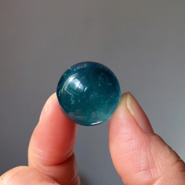 天然】アクアマリン 丸玉 19.2mm-