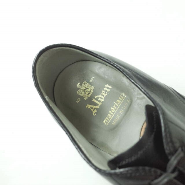 Alden(オールデン)のALDEN x ETS.MATERIAUX オールデン マテリオ 別注 アメリカ製 Plain Toe Ox プレーントゥオックスシューズ 53513 US9D(27cm) BLACK 革靴 モディファイドラスト シューズ【中古】【ALDEN × ETS.MATERIAUX】 メンズの靴/シューズ(ドレス/ビジネス)の商品写真