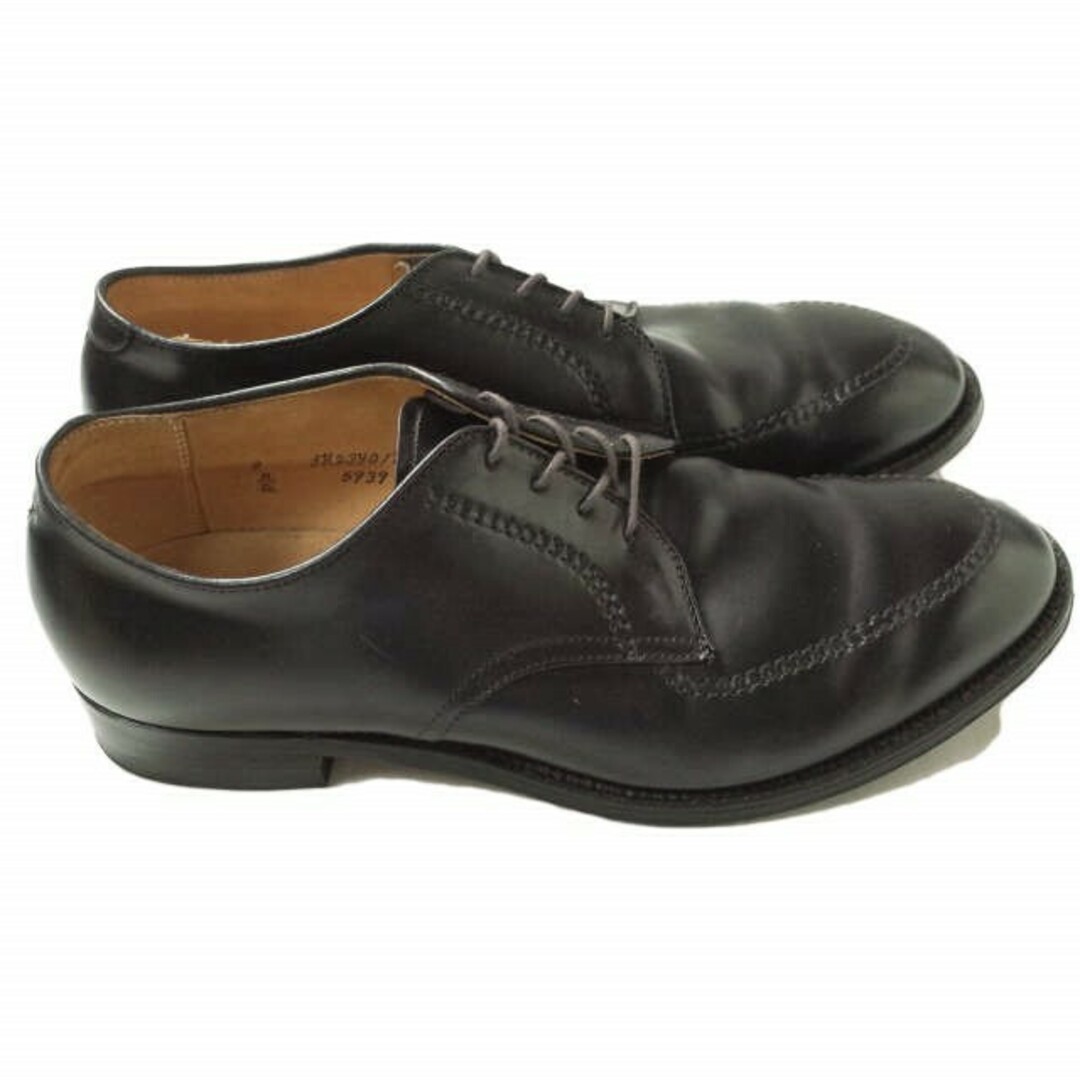 ALDEN オールデン アメリカ製 PUNCHED CAP TOE BOOTS パンチドキャップトゥブーツ 86009H US9D(27cm) BLACK 革靴 ストレートチップ シューズ【ALDEN】