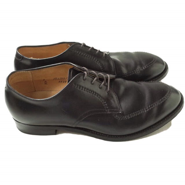 Alden(オールデン)のALDEN オールデン アメリカ製 Cordovan U-Tip Blucher コードバンUチップブルーチャー 5939 US9D(27cm) Dark Burgundy(#8) 革靴 モックトゥ モディファイドラスト シューズ【中古】【ALDEN】 メンズの靴/シューズ(ドレス/ビジネス)の商品写真