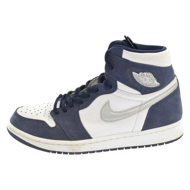 NIKE ナイキ AIR JORDAN 1 HIGH OG CO.JP 2020 エアジョーダン1ミッドナイトネイビー ハイカットスニーカー ホワイト/ネイビー DC1788-100 US8.5