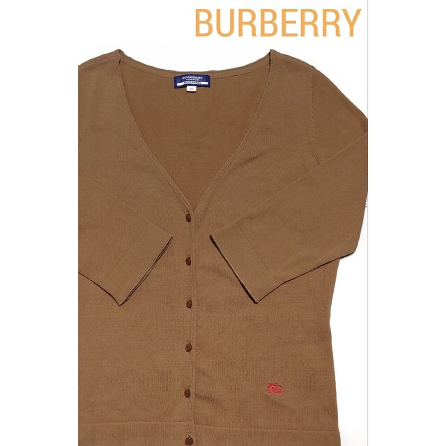 BURBERRY BLUE LABEL(バーバリーブルーレーベル)の【美品】BURBERRY(バーバリー)レディースカーディガン M レディースのトップス(カーディガン)の商品写真