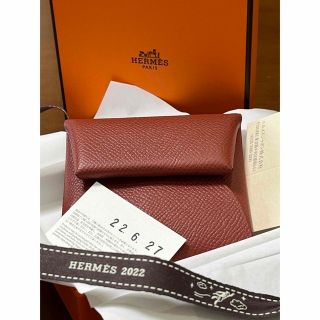 エルメス(Hermes)のウニ軍艦様専用　ヴォーエプソン　入手困難なお色とレザー　新品未使用　刻印U(財布)