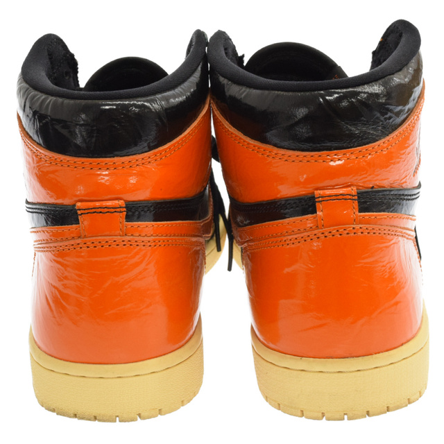 NIKE(ナイキ)のNIKE ナイキ AIR JORDAN 1 RETRO HIGH OG SHATTERED BACKBOARD3.0 エアジョーダン1 シャタバ ハイカット スニーカー オレンジ/ブラック 555088-028 メンズの靴/シューズ(スニーカー)の商品写真