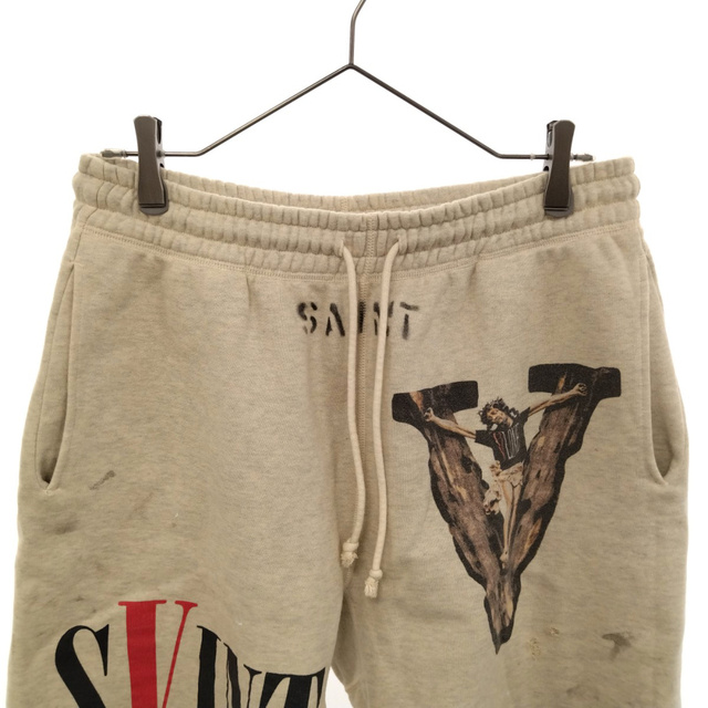 SAINT MICHAEL セントマイケル 22SS×VLONE SWEAT SHORTS ヴィーローン