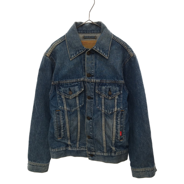 WTAPS ダブルタップス 17SS BLUES JACKET.COTTON.DENIM USED加工デニムトラッカージャケット インディゴブルー 171WVDT-JKM01