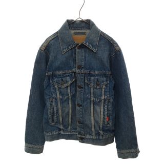 ダブルタップス(W)taps)のWTAPS ダブルタップス 17SS BLUES JACKET.COTTON.DENIM USED加工デニムトラッカージャケット インディゴブルー 171WVDT-JKM01(Gジャン/デニムジャケット)