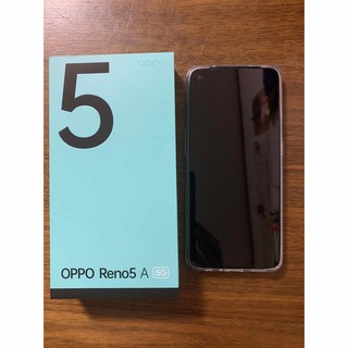 OPPO Reno5 A SIMフリー　シルバーブラック(スマートフォン本体)