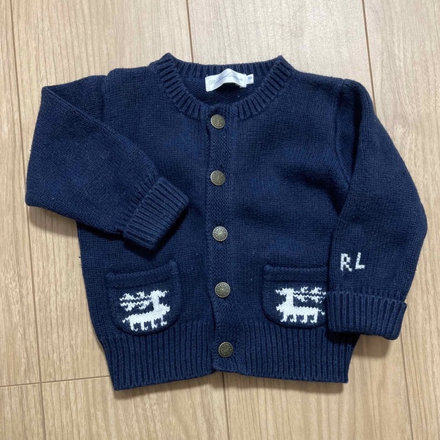 Ralph Lauren(ラルフローレン)のARISA様専用　ラルフローレン★ベビーニット　カーディガン キッズ/ベビー/マタニティのベビー服(~85cm)(ニット/セーター)の商品写真